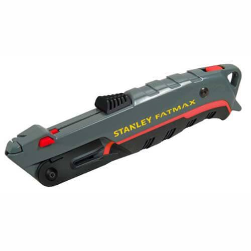 Ніж STANLEY FatMax 165 мм з двома типами лез цинковий сплав вбудована кассетница для 5 лез