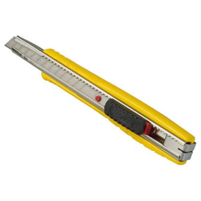 Ніж STANLEY 0-10-411 FatMax 135 мм з сегментним лезом 9 мм висувна фіксація металевий корпус