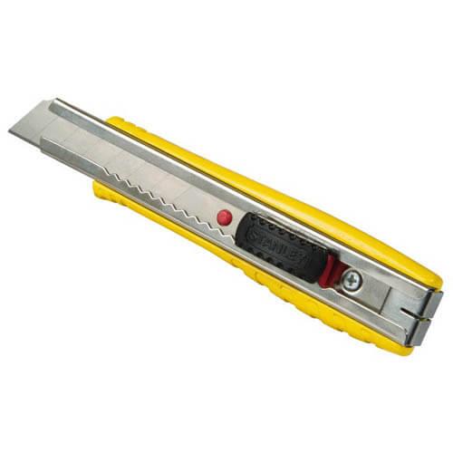 Ніж STANLEY 0-10-421 FatMax 155 мм з сегментним лезом 18 мм висувне фіксування металевий корпус