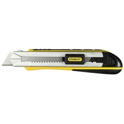 Ніж STANLEY FatMax Cartridge 215 мм лезо 25 мм сегментне з автоматичним блокуванням леза і картриджем для лезів Ніж STANLEY FatMax Cartridge 215 мм лезо 25 мм сегментне з автоматичним блокуванням леза і картриджем для лезів
