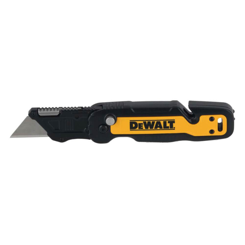 Ніж складаний DeWALT DWHT10992-0 160 мм металева ручка фіксоване лезо ергономічний дизайн