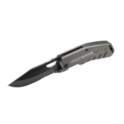 Ніж Stanley FatMax FMHT0-10312 складаний 80 мм полусеррейтор алюмінієвий корпус ергономічний дизайн Ніж Stanley FatMax FMHT0-10312 складаний 80 мм полусеррейтор алюмінієвий корпус ергономічний дизайн