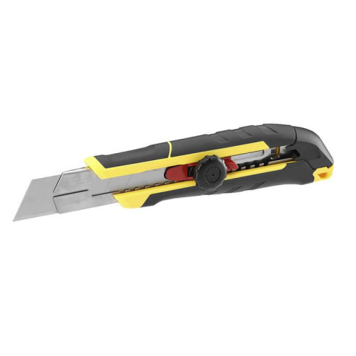 Ніж STANLEY FatMax 205 мм сегментне лезо 25 мм гвинтовий фіксатор ергономічний корпус комбінований АВС + метал