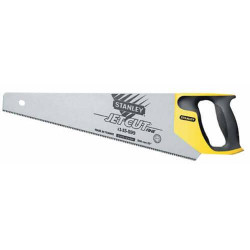 Ножівка STANLEY 2-15-595 Jet-Cut Fine 450 мм 11 зубів на дюйм з агресивними зубами для дерева зручна рукоятка Ножівка STANLEY 2-15-595 Jet-Cut Fine 450 мм 11 зубів на дюйм з агресивними зубами для дерева зручна рукоятка