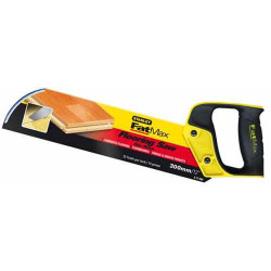Ножівка STANLEY FatMax® 300 мм 13 tpi для дерева с ергономичной рукояткой и индукционно закалёнными зубьями Ножівка STANLEY FatMax® 300 мм 13 tpi для дерева с ергономичной рукояткой и индукционно закалёнными зубьями