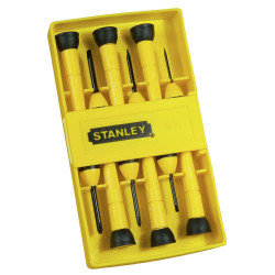 Набір викруток INSTRUMENT STANLEY 0-66-052 6 предметів хромованадієва сталь пластиковий кейс зручні ручки Набір викруток INSTRUMENT STANLEY 0-66-052 6 предметів хромованадієва сталь пластиковий кейс зручні ручки