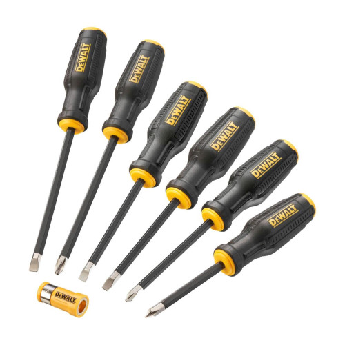 Набір викруток DeWALT DWHT62056-0 TOUGHSERIES™ MAX FIT® 6 штук з нікельованими наконечниками та м'якою рукояткою