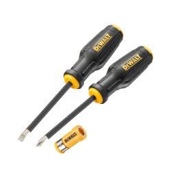 Викрутки DeWALT TOUGHSERIES MAX FIT 2 штуки SL6.5 x 100 мм Ph2 x 100 мм стійкість до корозії ергономічна рукоятка Викрутки DeWALT TOUGHSERIES MAX FIT 2 штуки SL6.5 x 100 мм Ph2 x 100 мм стійкість до корозії ергономічна рукоятка