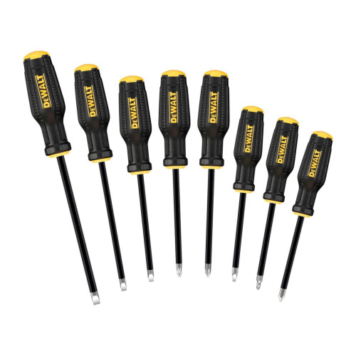 Набір викруток DeWALT TOUGHSERIES MAX FIT 8 штук стійкість до корозії нікельований наконечник
