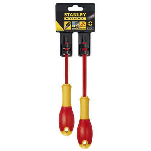 Набір викруток FatMax VDE 1000V STANLEY FMHT0-62648 2 предмета ергономічні рукоятки поліамідна ізоляція