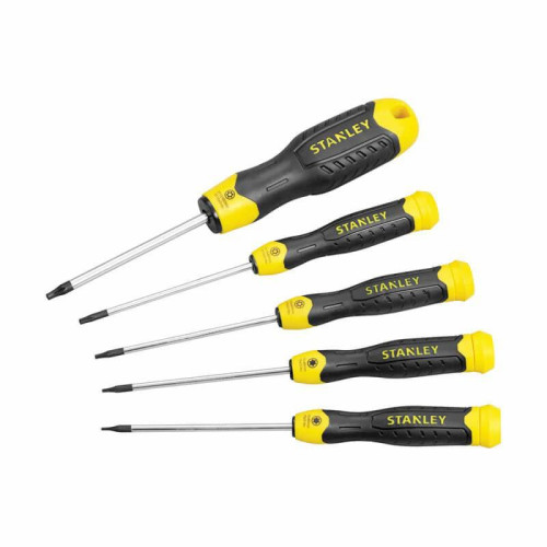 Набір викруток Torx STANLEY STHT2-65155 5 штук хромованадієвий стрижень ергономічний дизайн