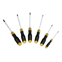 Набір викруток STANLEY STMT1-74182 6 штук Torx хром-ванадієві стрижні магнітний наконечник ложемент