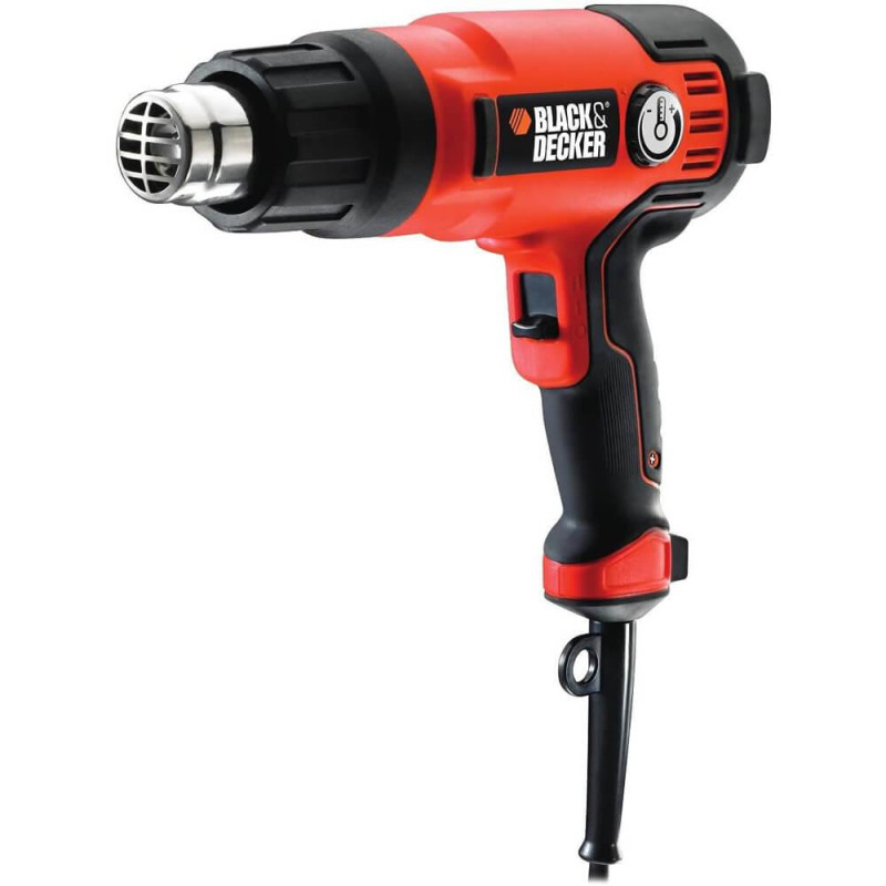 Пістолет гарячого повітря BLACK+DECKER KX2200K потужність 2200 Вт температура 50-645 градусів повітряний потік 720 л/хв