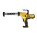 Акумуляторний пістолет для герметиків DeWALT DCE571N ємність 300-400 мл вага 2.1 кг максимальна швидкість 533 мм/хв