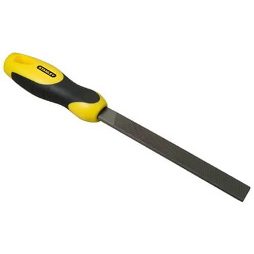 Напилок слюсарний плоский STANLEY 0-22-441 200 мм драчова насечка ергономічна ручка високовуглецевая сталь