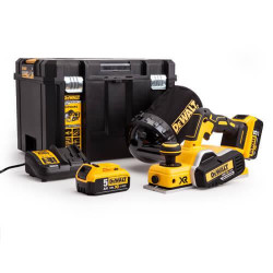 Рубанок акумуляторний DeWALT DCP580P2 18 В безщітковий 15000 об/хв вага 2.5 кг максимальна глибина стругання 2 мм