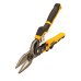 Ножиці по металу DeWALT DWHT14675-0 250 мм прямі ергономічні для різу до 1.2 мм чорні оксидовані губки