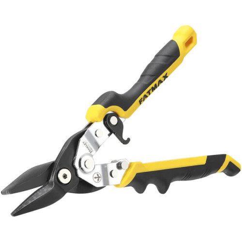 Ножиці по металу STANLEY FatMax ™ ERGO Aviation 250 мм прямі товщина різу до 1.2 мм ергономічні