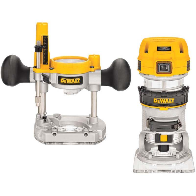 Фрезер мережевий DeWALT D26204K потужність 900 Вт частота обертання 16000-27000 об/хв діаметр цанги 8 мм