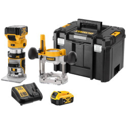 Фрезер акумуляторний DeWALT DCW604P2 18В 5Аг безщітковий 25500 об/хв плавний пуск та регулювання оборотів Фрезер акумуляторний DeWALT DCW604P2 18В 5Аг безщітковий 25500 об/хв плавний пуск та регулювання оборотів