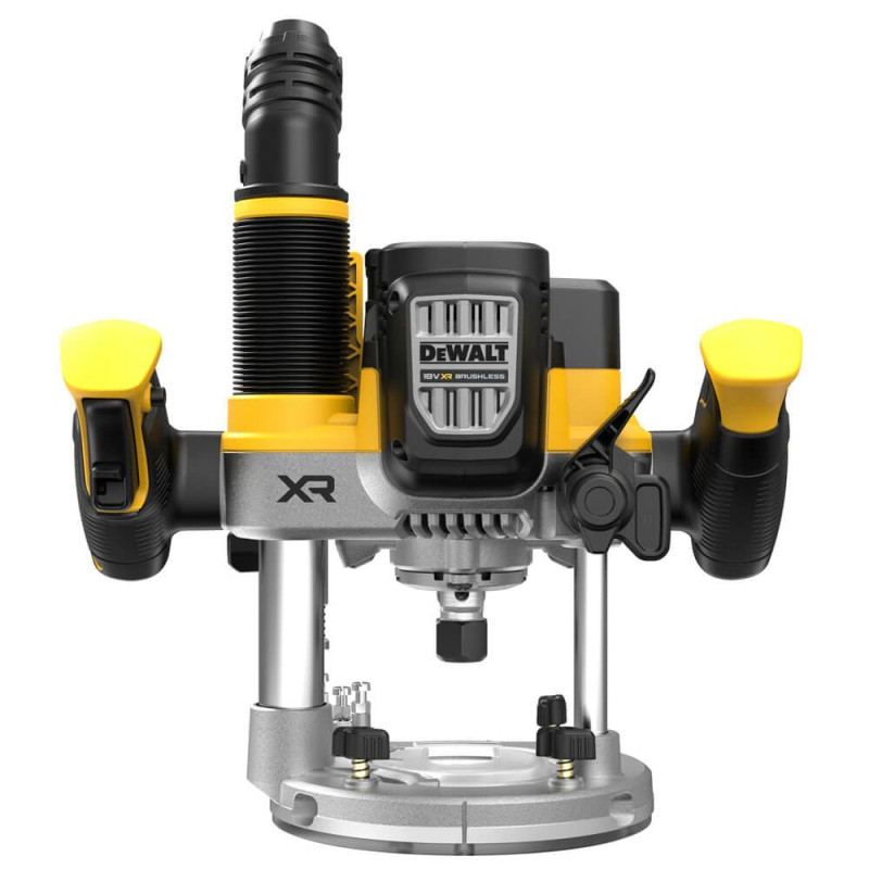 Фрезер акумуляторний DeWALT DCW620NT Li-Ion 18В частота обертання 23000 об/хв глибина занурення 70 мм