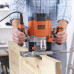 Фрезер BLACK+DECKER KW1200EKA потужність 1200 Вт частота обертання 8000-28000 об/хв максимальний діаметр фрези 30 мм