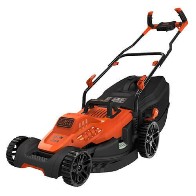 Газонокосарка електрична BLACK+DECKER BEMW481BH потужність 1.8 кВт ширина косіння 42 см травозбірник 50 л