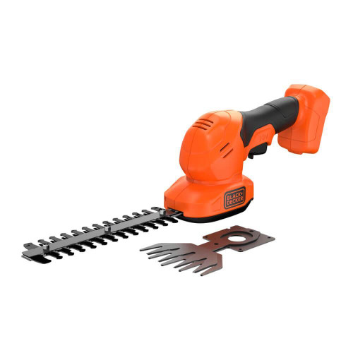Кущоріз-ножиці акумуляторні BLACK+DECKER BCSS18B 18 В вага 1.9 кг довжина ножа 20 см максимальний діаметр гілок 18 мм