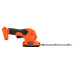 Кущоріз-ножиці акумуляторні BLACK+DECKER BCSS18B 18 В вага 1.9 кг довжина ножа 20 см максимальний діаметр гілок 18 мм