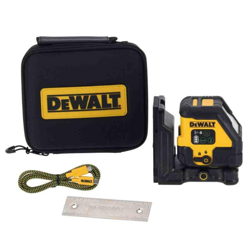 Рівень лазерний лінійний DeWALT DCLE14201GB точність 0.3 мм на 1 м робочий діапазон 45 м вбудований акумулятор