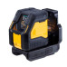 Рівень лазерний лінійний DeWALT DCLE34021N точність 0.3 мм на 1 м живлення 18В XR Li-Ion зелений діод IP54