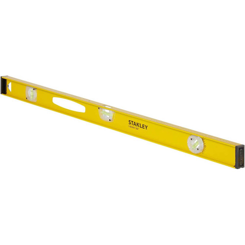 Рівень STANLEY PRO 180 алюмінієвий 1000 мм з трьома капсулами похибка +/- 1.5 мм/м