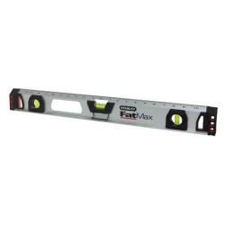 Рівень STANLEY FatMax I Beam 600 мм алюмінієвий з 3 капсулами похибка +/- 0.5 мм/м магніти для зручності Рівень STANLEY FatMax I Beam 600 мм алюмінієвий з 3 капсулами похибка +/- 0.5 мм/м магніти для зручності