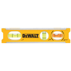 Рівень BILLET TORPEDO DeWALT DWHT42525-0 алюмінієвий 165 мм з 3 капсулами магнітами точність +/-0.5 Рівень BILLET TORPEDO DeWALT DWHT42525-0 алюмінієвий 165 мм з 3 капсулами магнітами точність +/-0.5