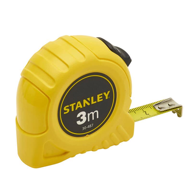 Рулетка GLOBAL TAPE STANLEY 0-30-487 3 м 12.7 мм пластиковий корпус клас точності II