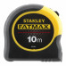 Рулетка вимірювальна STANLEY FatMax Blade Armor 10 м ширина 32 мм ударостійкий пластик клас точності II