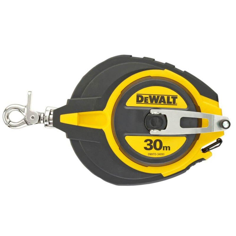 Рулетка вимірювальна DeWALT DWHT0-34093 30 м х 10 мм ударостійкий корпус клас точності II