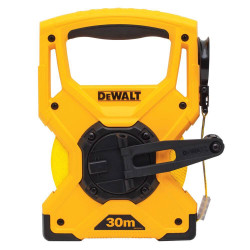 Рулетка вимірювальна DeWALT DWHT34218-0 FIBREGLASS 30 м ширина 12 мм клас точності II ударостійкий корпус Рулетка вимірювальна DeWALT DWHT34218-0 FIBREGLASS 30 м ширина 12 мм клас точності II ударостійкий корпус