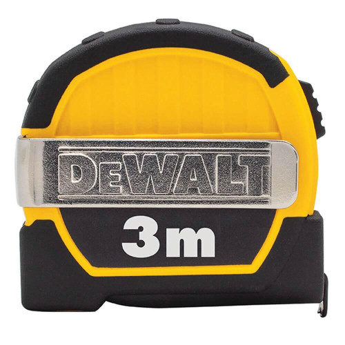 Рулетка вимірювальна DeWALT DWHT36098-1 3 м х 12.7 мм клас точності II матеріал корпусу АВС-пластик