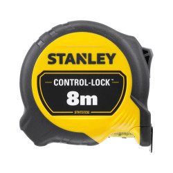 Рулетка вимірювальна CONTROL-LOCK 8 м 25 мм обгумований корпус клас точності II подвійна шкала Рулетка вимірювальна CONTROL-LOCK 8 м 25 мм обгумований корпус клас точності II подвійна шкала