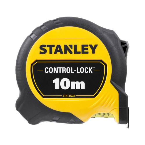 Рулетка вимірювальна CONTROL-LOCK 10 м 25 мм обгумований корпус клас точності II подвійна шкала