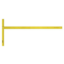 Косинець Т-подібний STANLEY STHT1-05894 розмір 1220х560 мм метал чорна шкала пази для різання 100 мм