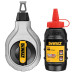 Шнур розмічальний DeWALT DWHT47408-0 довжиною 30 м з крейдяним порошком прогумований корпус АБС-пластик