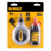 Шнур розмічальний DeWALT DWHT47408-0 довжиною 30 м з крейдяним порошком прогумований корпус АБС-пластик