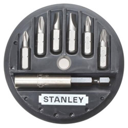 Набір біт STANLEY 1-68-737 25 мм магнітний тримач 1/4″ 7 шт Philips Pozidriv Набір біт STANLEY 1-68-737 25 мм магнітний тримач 1/4″ 7 шт Philips Pozidriv