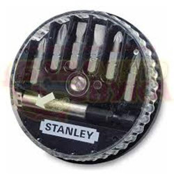 Набір біт STANLEY 1-68-738 7 шт Pozidriv 25 мм магнітний тримач 1/4 дюйма в пластиковій коробці Набір біт STANLEY 1-68-738 7 шт Pozidriv 25 мм магнітний тримач 1/4 дюйма в пластиковій коробці