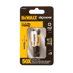 Набір біт DeWALT DT70536T Phillips 57 мм 2 шт. з магнітним тримачем висока якість та надійність Набір біт DeWALT DT70536T Phillips 57 мм 2 шт. з магнітним тримачем висока якість та надійність