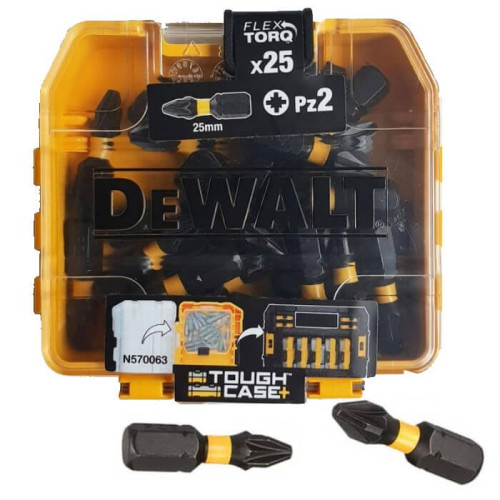 Набір біт DeWALT DT70556T Pozidriv 25 мм 25 шт. кейс TOUGH CASE футляр TSTAK