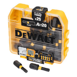 Набір біт DeWALT DT70557T Torx 25 мм 25 шт. покращена торсіонна зона кейс TOUGH CASE Набір біт DeWALT DT70557T Torx 25 мм 25 шт. покращена торсіонна зона кейс TOUGH CASE