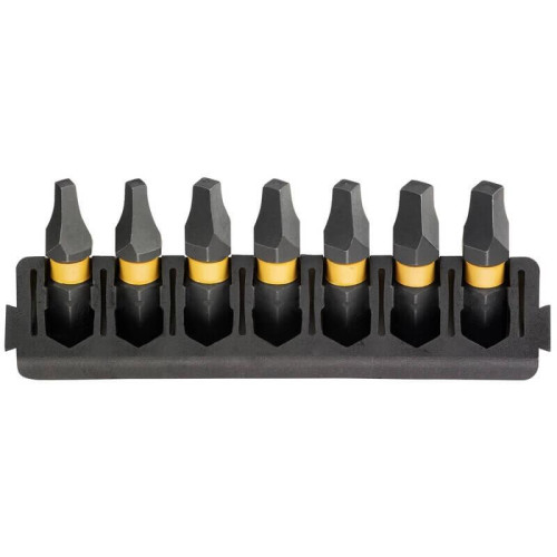 Касета з бітами DeWALT DT70815 SQUARE 25 мм 8 шт висока якість сумісність з кейсами Tough Case